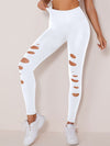 ZASUWA Female Cutout Stretch Sports Leggings