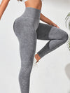 ZASUWA Female Denim Scrunch Bum High-waisted Leggings