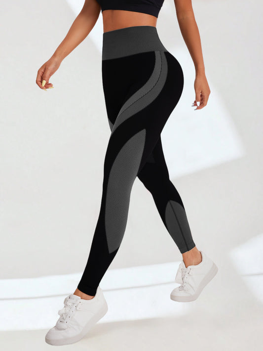 ZASUWA Female Sexy Contrast Color Hip-lift Leggings