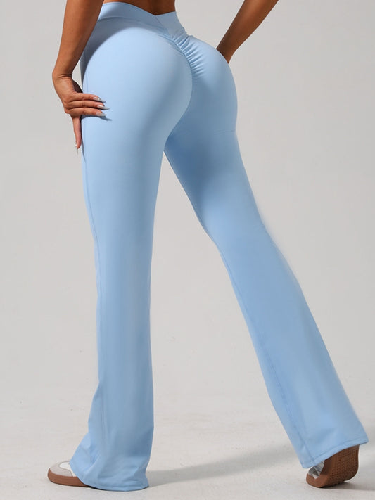 ZASUWA Female Flare Scrunch Bum Hip-lift Leggings