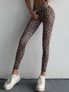 🖤ZASUWA Female Leopard Scrunch Bum Body Fit Leggings