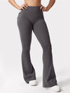 ZASUWA Female Pocket Scrunch Bum Flare Cargo Leggings