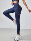 ZASUWA Female Denim Pocket Leggings