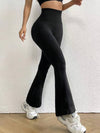 ZASUWA Female Cross Back Flare High-waisted Leggings