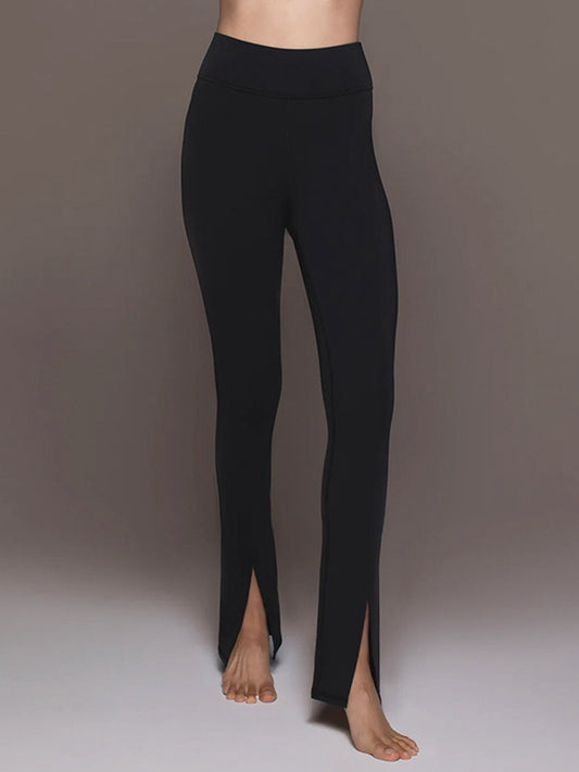 ZASUWA Female Split Flare High-rise Leggings