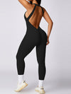 ZASUWA Female Sexy Backless Scrunch Bum Jumpsuit