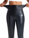 ZASUWA Female Faux Leather Corset Leggings