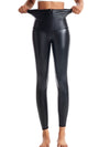 ZASUWA Female Faux Leather Corset Leggings