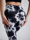 ZASUWA Female Contrast Color Hot Tie-dye Leggings