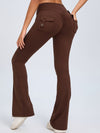 ZASUWA Female Pocket Scrunch Bum Flare Cargo Leggings