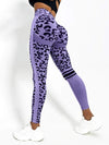 ZASUWA Female Leopard Scrunch Bum Quick-dry Leggings