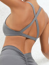 ZASUWA Female Twist Cross Back Sports Bras