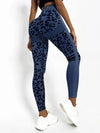 ZASUWA Female Leopard Scrunch Bum Quick-dry Leggings