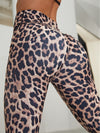 🖤ZASUWA Female Leopard Scrunch Bum Body Fit Leggings