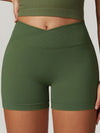 ZASUWA Female Quick-dry Scrunch Bum Seamless Booty Shorts