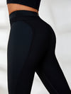 ZASUWA Female Zipper Ribbed Leggings