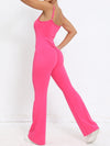 ZASUWA Female Scrunch Bum Flare Jumpsuit