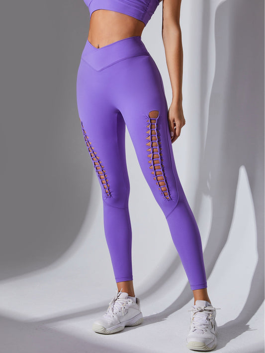 ZASUWA Female Ultimate Cutout Lace-up Leggings