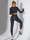 ❤ZASUWA Fly Eye Contrast Color High-rise Hip-lift Leggings