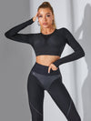 ❤ZASUWA Fly Eye Contrast Color High-rise Hip-lift Leggings