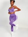 ZASUWA Female Cross Back High-waisted Hip-lift Scrunch Bum Tracksuit