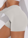 ZASUWA Female V-shape Waist Scrunch Bum Spandex Gym Booty Shorts