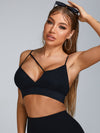 ZASUWA Female Cutout Backless High Waist Stretch Mesh Stitching Tracksuit