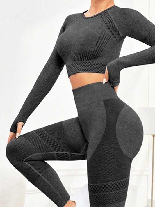 ZASUWA Female Scrunch Bum Seamless Quick-dry Tracksuit