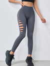 ZASUWA Female Hollow Out Hip-lift Quick-dry High-waisted Seamless Leggings