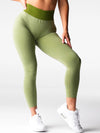 ZASUWA Female Corset Contrast Color Elastic Tight Quick Dry Hip-lift Leggings