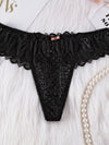 ZASUWA Femal Roman-Knot Lace T-back Panties