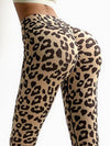 ZASUWA Female Leopard Print Scrunch Bum Leggings