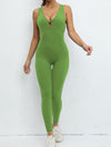 ZASUWA Female Hollow Out Beauty Back Jumpsuit