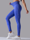 ZASUWA Female Denim Scrunch Bum High-rise Leggings