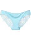 ZASUWA Female Sexy Silk Splicing Flower Lace Print Panties