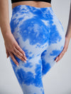 ZASUWA Female Contrast Color Hot Tie-dye Leggings