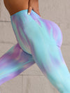 ZASUWA Female Unique Colorful Hot Tie-dye Scrunch Bum Leggings