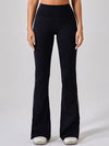 ZASUWA Female Flare High-waisted Split Pants