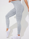 ZASUWA Female Denim Elastic Tight Hip-lift Quick Dry Leggings