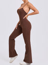 ZASUWA Female Cross Back Flare Booty Jumpsuit