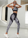 ❤ZASUWA Female Zebra Pattern Push-Up Scrunch Bum Leggings