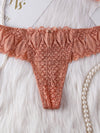 ZASUWA Femal Roman-Knot Lace T-back Panties