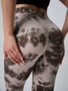 ZASUWA Female Contrast Color Hot Tie-dye Leggings