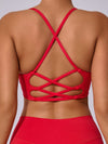 ZASUWA Female Cross Back U Collar Sports Bras