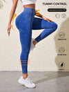 ZASUWA Female Denim Scrunch Bum Hip-lift High-waisted Leggings