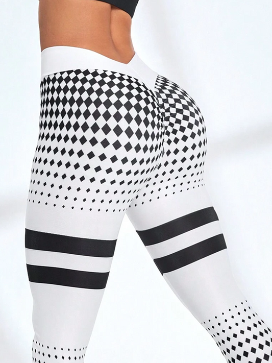 🖤ZASUWA Female Contrast Color Pop Style Leggings