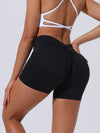 ZASUWA Female Deep-V Scrunch Bum Leggings