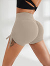 ZASUWA Female High Waist Spandex Gym Booty Shorts