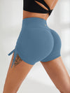 ZASUWA Female High Waist Spandex Gym Booty Shorts