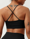 ZASUWA Female Hollow Out Cross Back Sports Bras